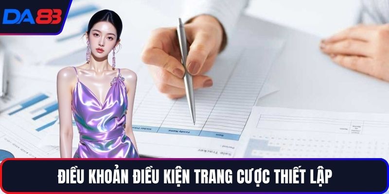 Điều khoản điều kiện trang cược thiết lập