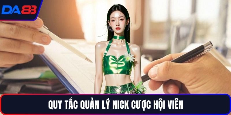 Quy tắc quản lý nick cược hội viên